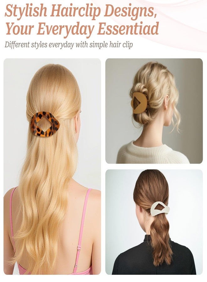 Holifada French Hair Clips,Flat Hair Clips for Women,No-Slip Claw clips for Thick & Thin Hair,Strong Hold Styling Barrettes Accessories (Style 2) - Image 5